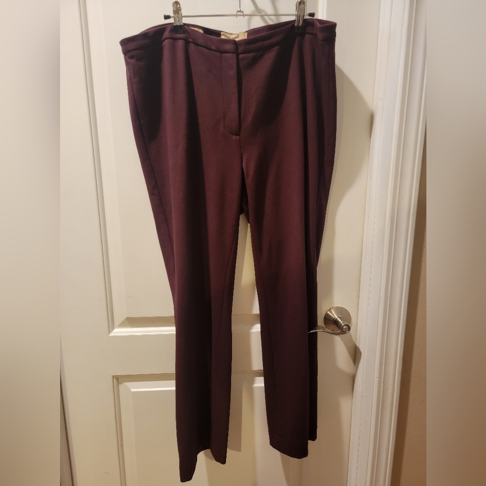 TALBOT'S Burgandy Trousers Size 14WP